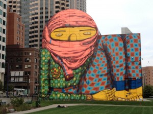 Os-Gemeos mural boston