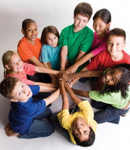 diverse school children Immigrants