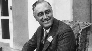 Franklin D. Roosevelt smiled upon hearing that he was leading the 1928 contest for governor of New York, more than six years after he contracted polio.