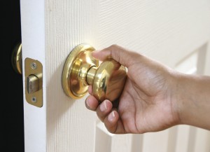 doorknob a Cat post
