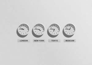 Translation Services in Massachusetts - Clocks Showing Times In International Cities